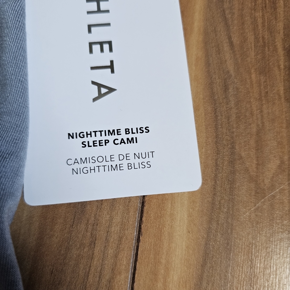Athleta Nightime Bliss Sleep Cami Size xsmall nwt - Picture 8 of 9